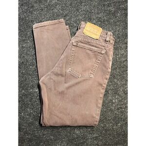 VTG 80's 90s Levi's 551 Brown High Rise Mom Jeans Relaxed Fit Tapered 12 30" USA